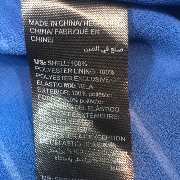 White House Black Market Striped Long Sleeve Surplice Blouse Medium - Picture 10 of 11